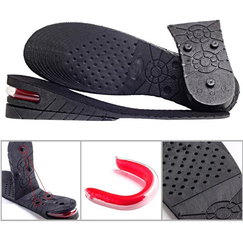 Air Cushion Shock-Absorbing Height-Increasing Insole