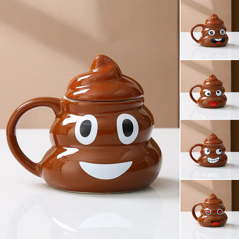 Naughty Prank Poop Ceramics Mug