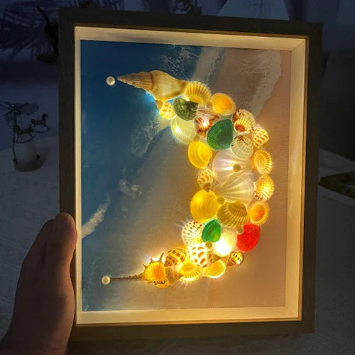 DIY Shell Conch Starry Sky Lamp