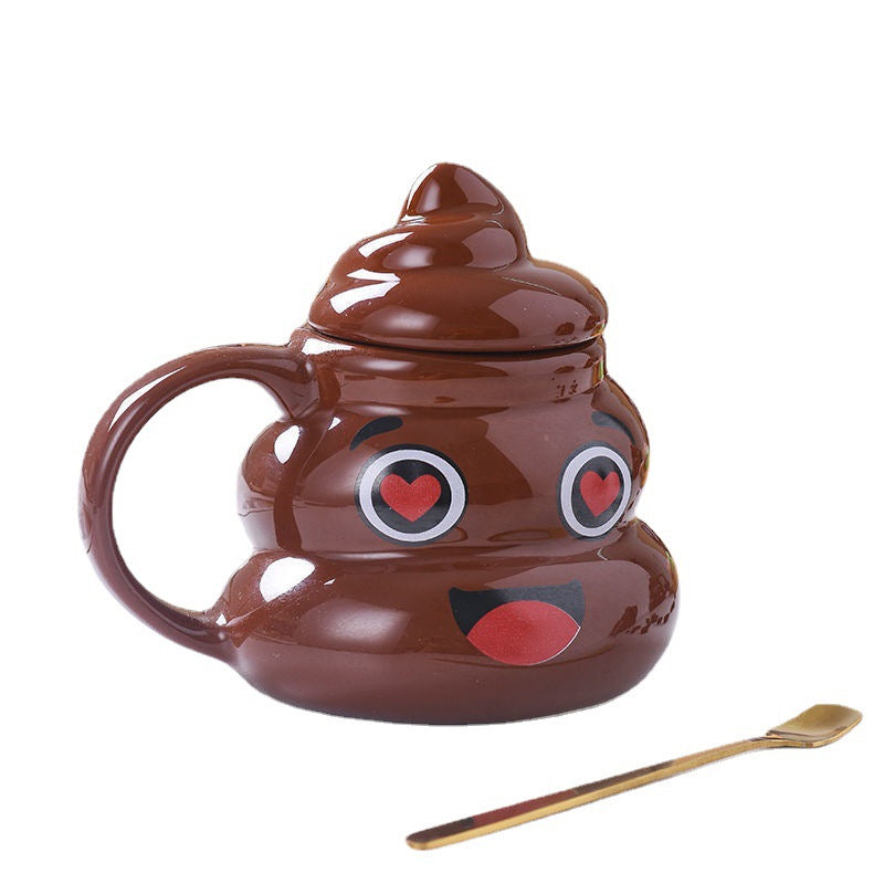 Naughty Prank Poop Ceramics Mug