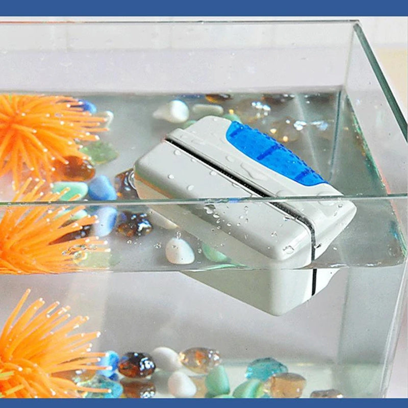 Fish Tank Magnetic Double Sides Brush