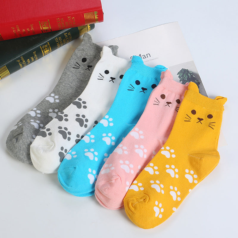 Socks with Cat Ears (10pairs)