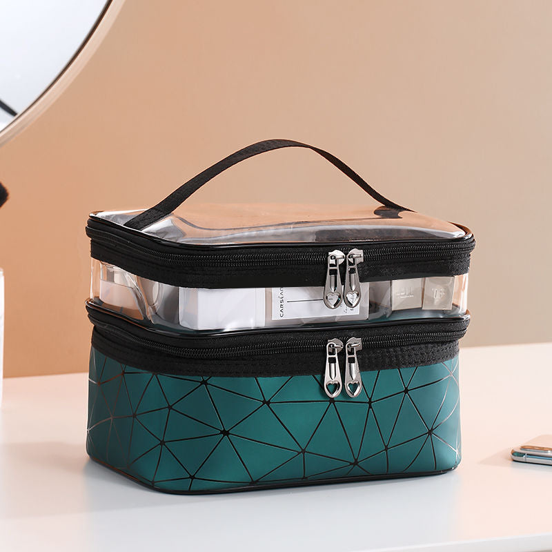 Double-layer Cosmetic Bag