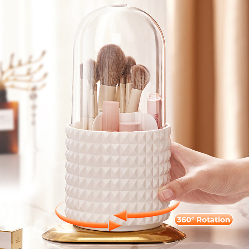 360° Rotating Dustproof Large-Capacity Makeup Box