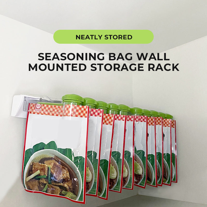 Seasoning Bag Wall Storage Rack